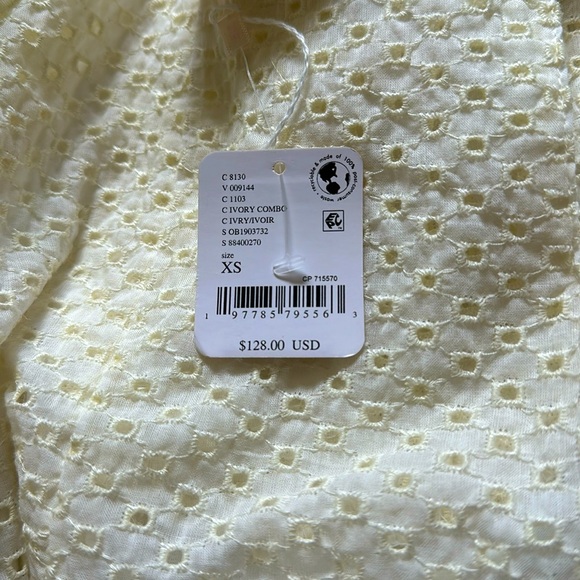 Free People Berry Kiss Eyelet Off the Shoulder Mini Dress - Picture 3 of 6